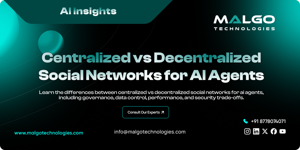 Centralized vs Decentralized Social Networks for AI Agents Centralized vs Decentralized Social Networks for AI Agents