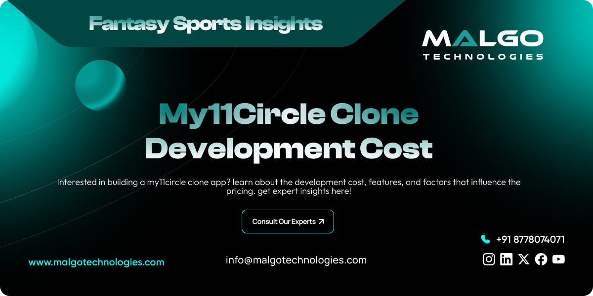 My11Circle Clone Development Cost My11Circle Clone Development Cost
