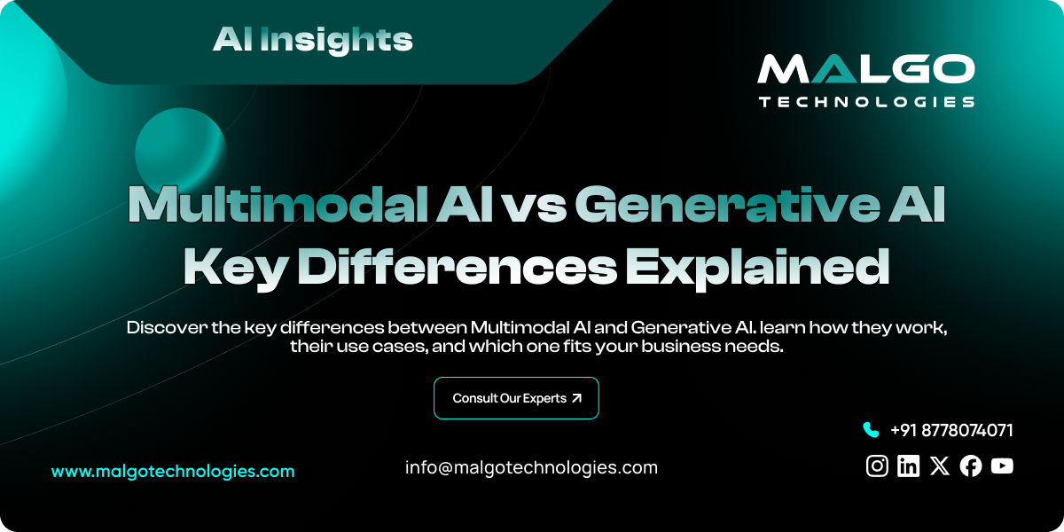 Multimodal AI vs Generative AI Multimodal AI vs Generative AI