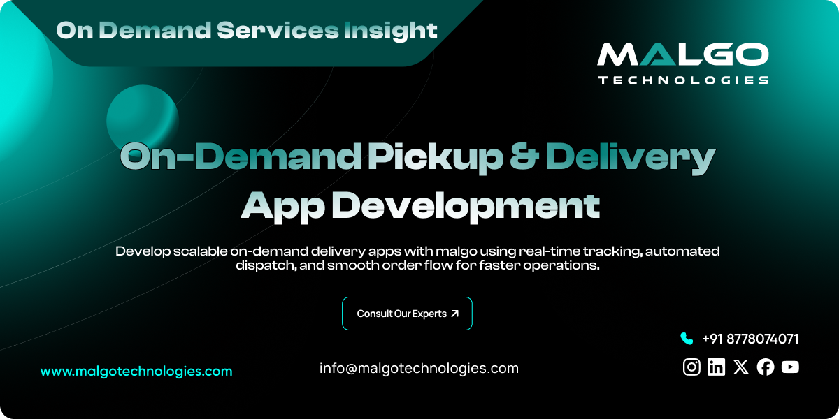 On-Demand Pickup & Delivery App Development