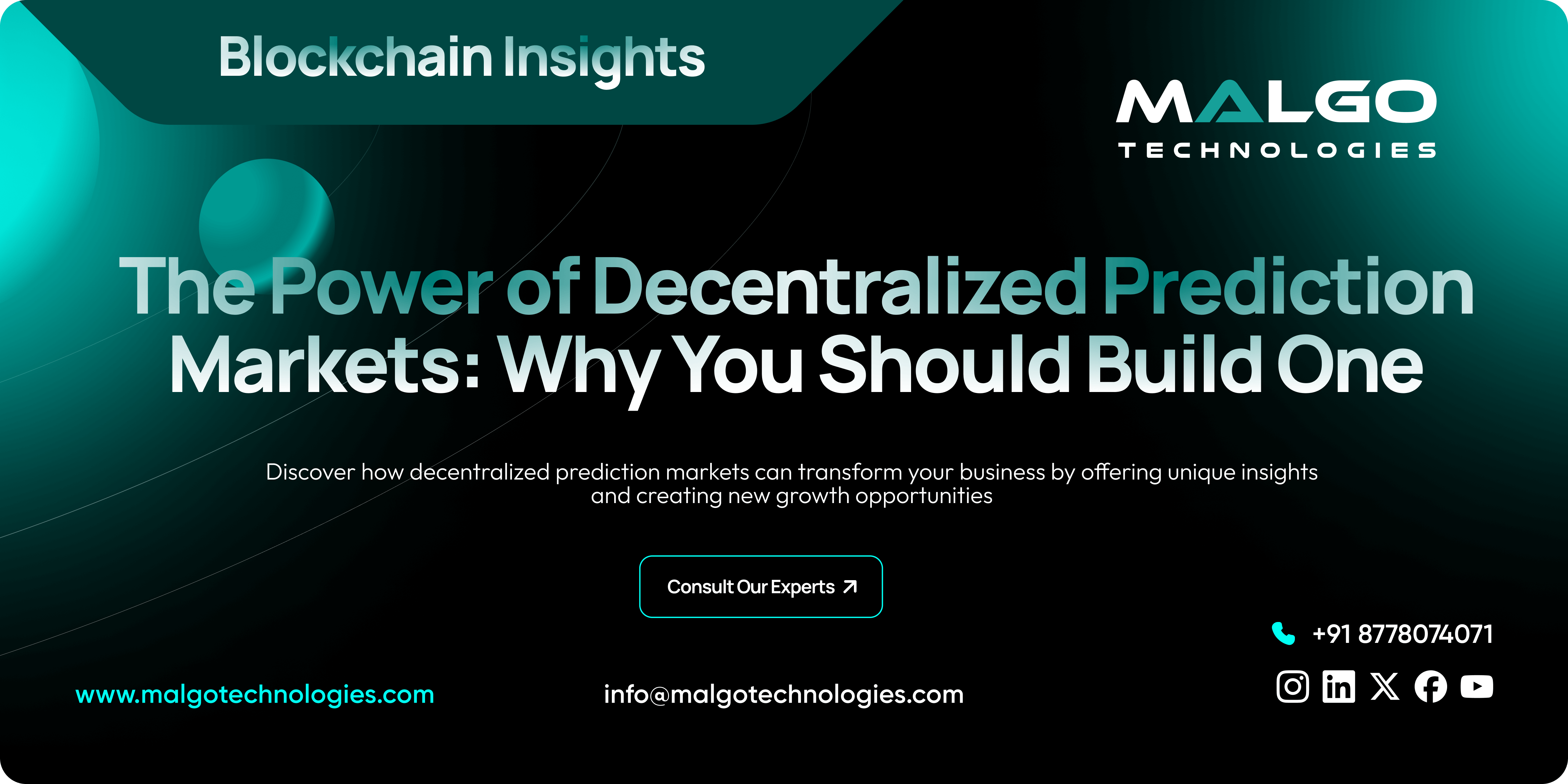 Why Build a Decentralized Prediction Market Why Build a Decentralized Prediction Market