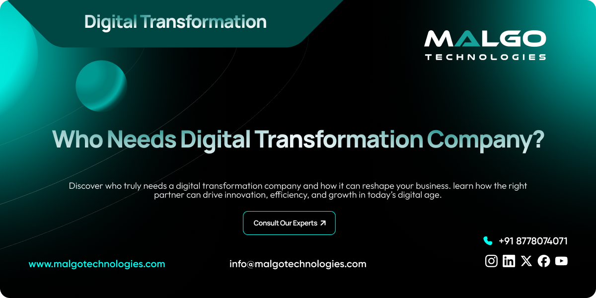 Who Needs a Digital Transformation Company? Who Needs a Digital Transformation Company?